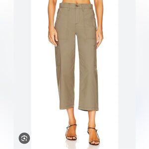 AGOLDE Daria Women's Utility Pant 25 NWOT Duffel Wide Leg Stretch Twill Cropped